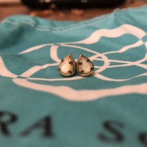 Kendra Scott Teardrop Mother of Pearl Studs